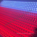 Bar club falling star dmx 3d rgb led meteor light sound control vertical led tube